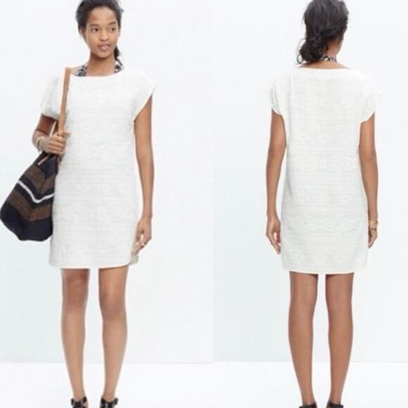 Madewell Embroidered Cannes Coverup Tunic Dress Size White Small - Picture 1 of 11